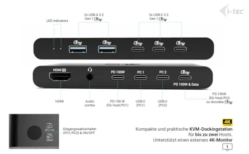 i-tec KVM Docking Station UC 4