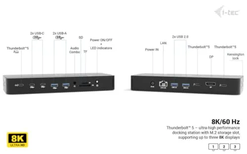 i-tec Thunderbolt 5 Dock 4