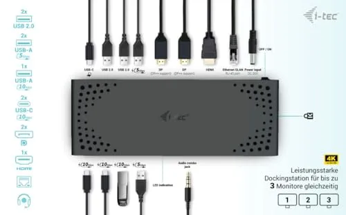 i-tec Tripledock PD 4