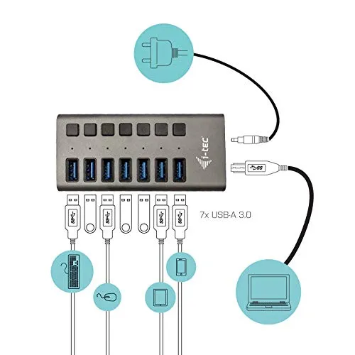 i-tec USB 3.0 HUB 7-Port 2