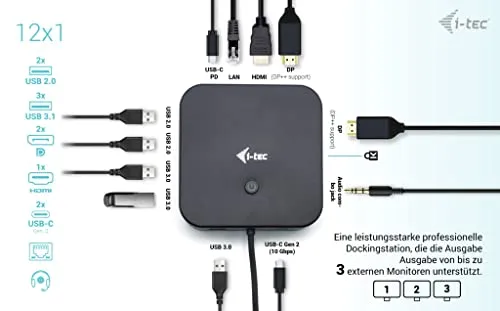 i-tec USB-C HDMI Dual DP 3