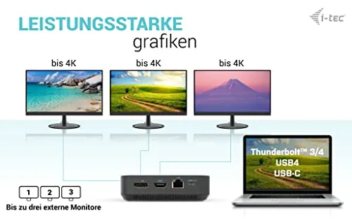 i-tec USB-C HDMI Dual DP 4