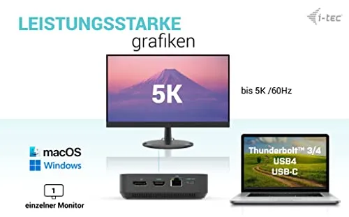 i-tec USB-C HDMI Dual DP Docking Station UC 3