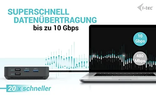 i-tec USB-C HDMI Dual DP Docking Station UC 4