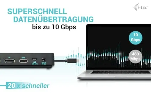i-tec USB-C Triple Display Docking Station Gen 2 Pro 3
