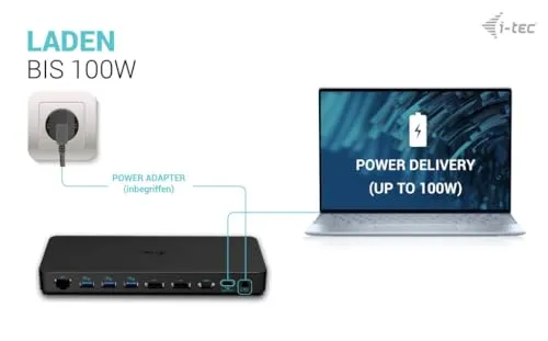 i-tec USB-C Triple Display Docking Station Gen 2 Pro 4
