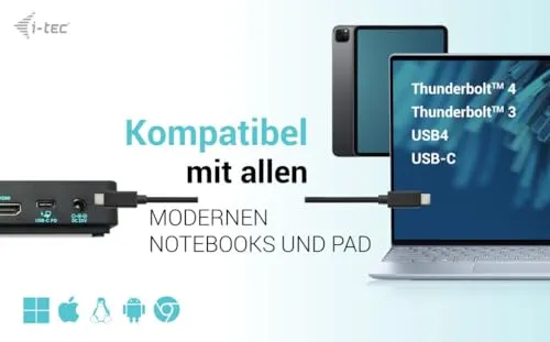 i-tec USB-C Triple Display Docking Station Gen 2 Pro 5