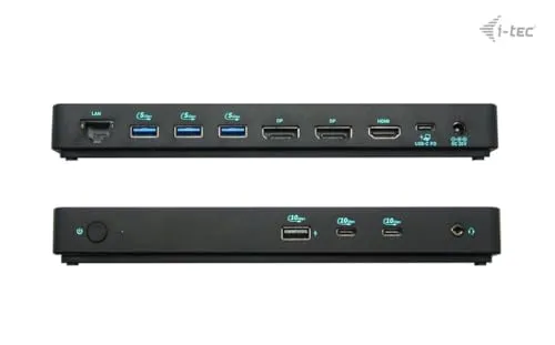 i-tec USB-C Triple Display Docking Station Gen 2 Pro 6