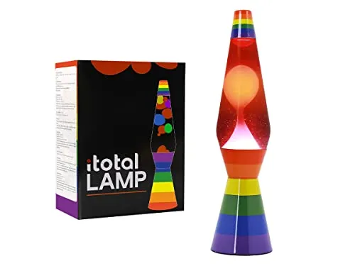 I-TOTAL Farbige Lava-Lampe Spaceship 2