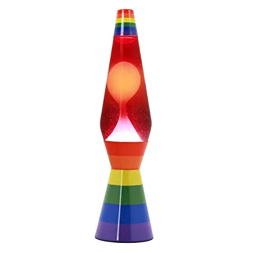 I-TOTAL Farbige Lava-Lampe Spaceship