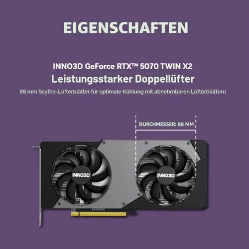 INNO3D GeForce RTX 5070 Twin X2 3