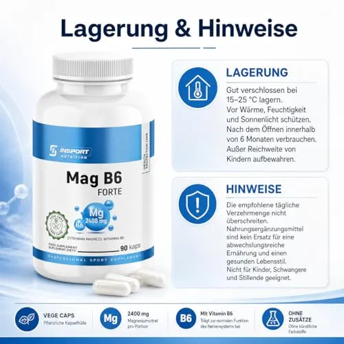 INSPORT Magnesium B6 Forte 3