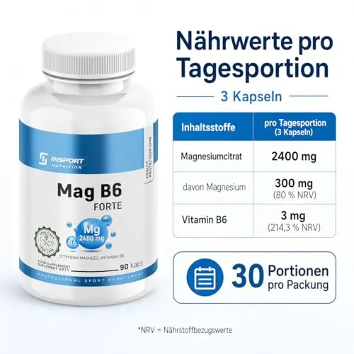 INSPORT Magnesium B6 Forte 5