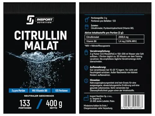 INSPORT Nutrition Citrullin Malat 7