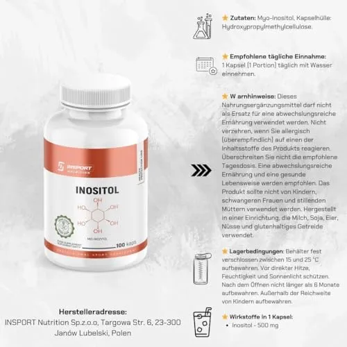 INSPORT Nutrition Inositol 750 mg 5
