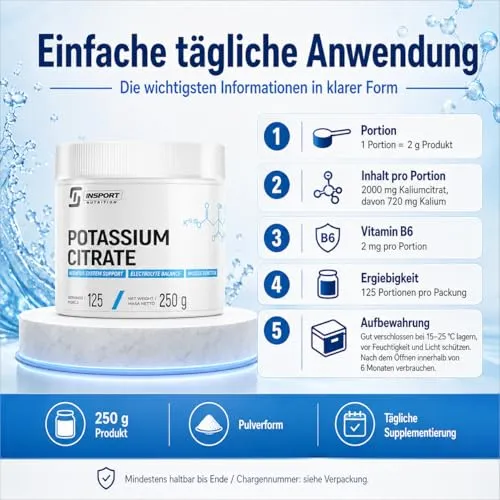 INSPORT Nutrition Kaliumcitrat 5