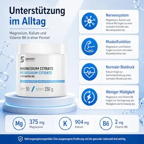 INSPORT Nutrition Magnesiumcitrat Plus 3