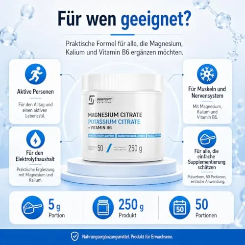 INSPORT Nutrition Magnesiumcitrat Plus 4