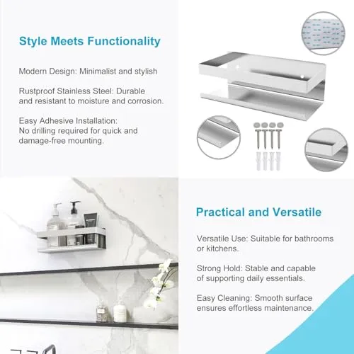 INTIRILIFE Duschregal 5