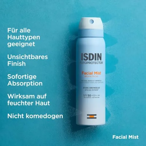 ISDIN Facial Mist SPF 50 3
