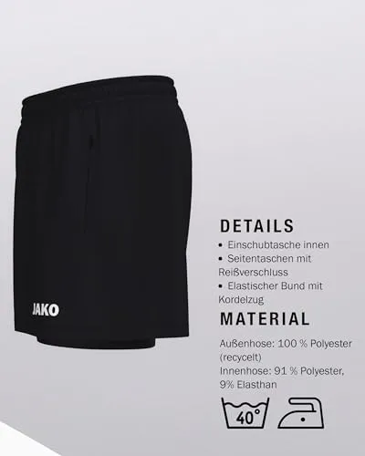 JAKO 2-in-1 Shorts One 4