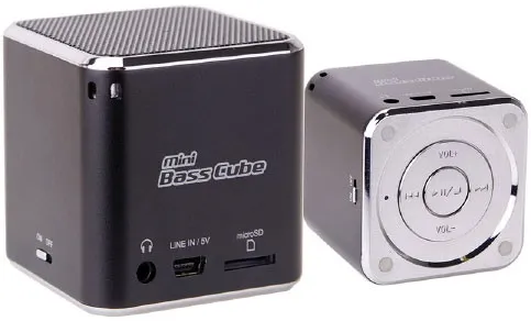 Jay-Tech Mini-Lautsprecher und MP3-Player SA101