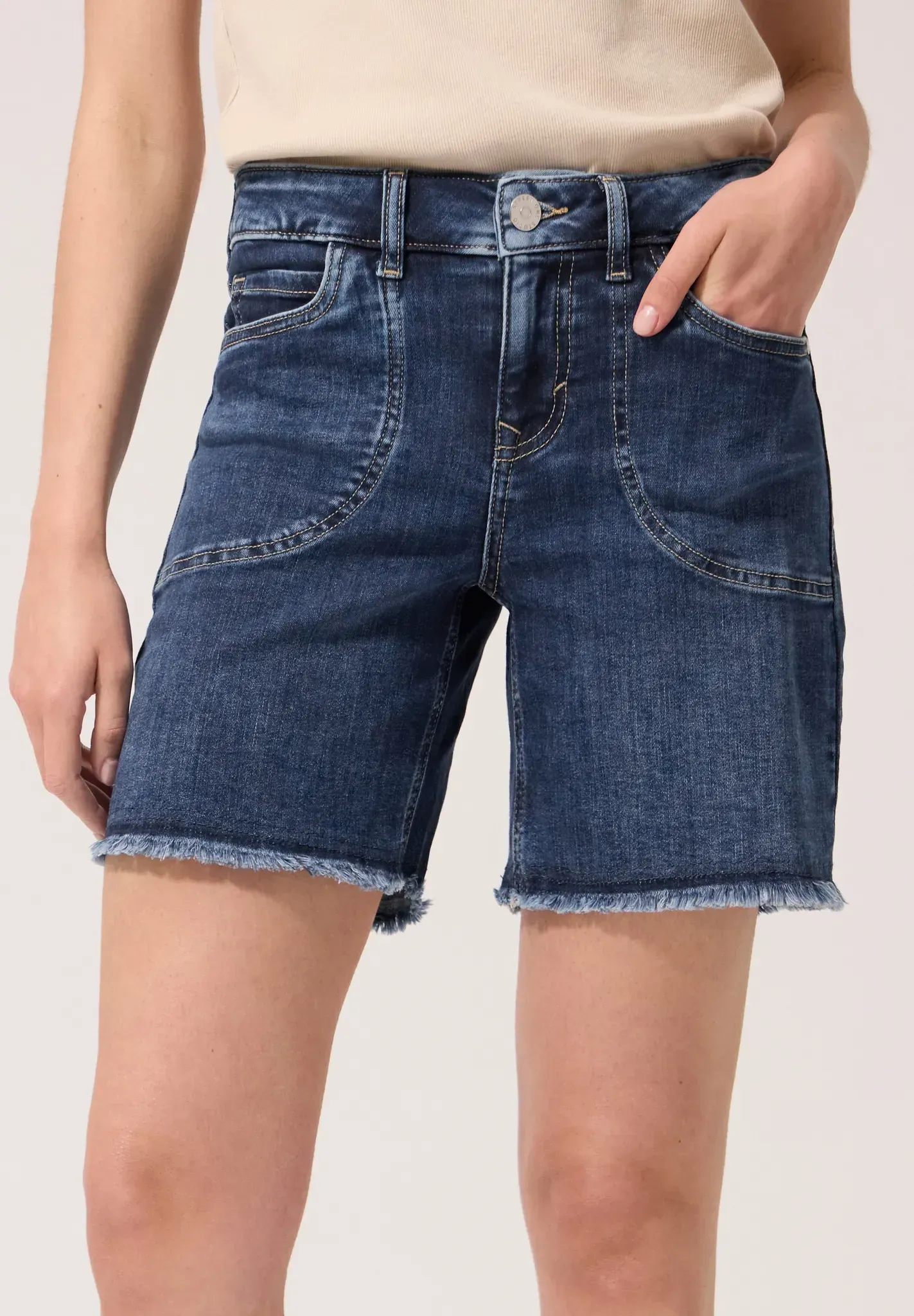 Jeansshorts Blau 33