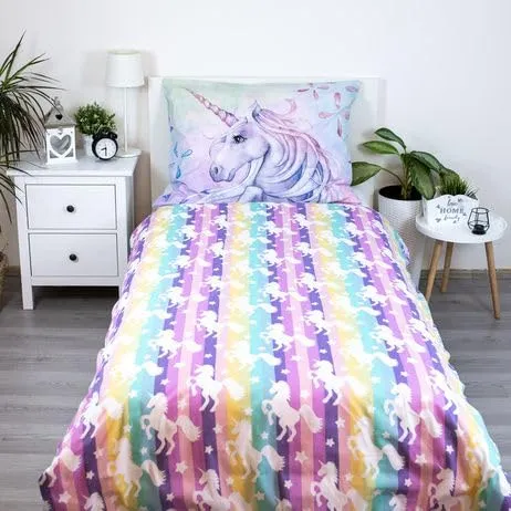 Jerry Fabrics Wende-Bettwäsche Einhorn 3