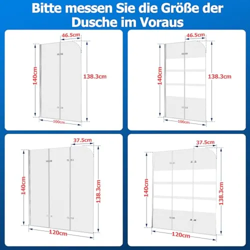 Jiubiaz Duschwand UC 2