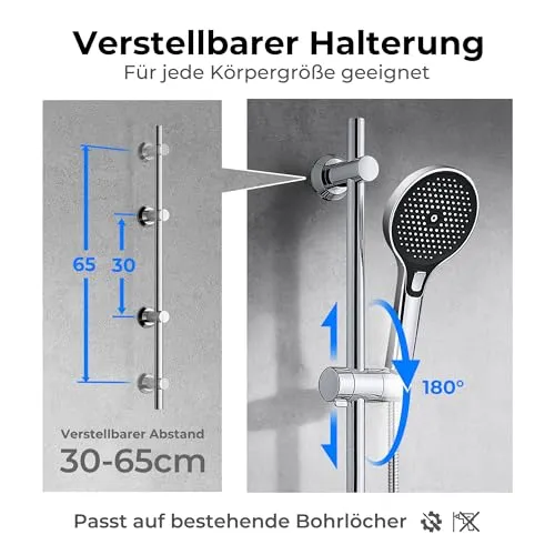 JOHO Duschstange 4