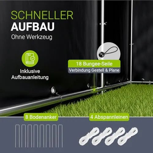 Juskys Fahrradgarage S 6