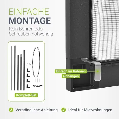Juskys Fliegengitter UC 2