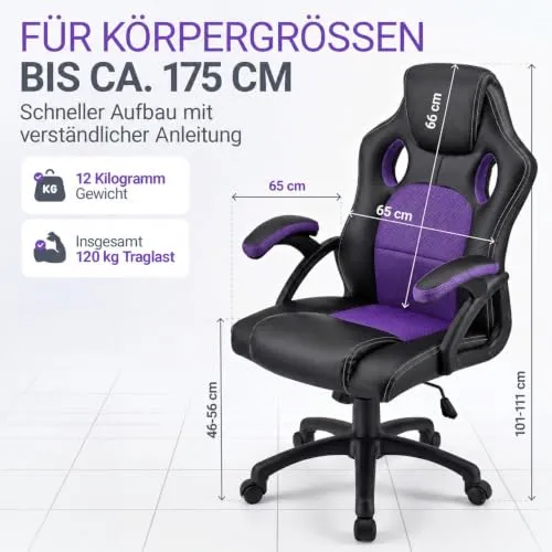 Juskys Gaming Stuhl Montreal