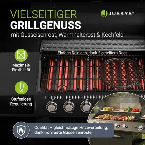 Juskys Gasgrill Tennessee 5