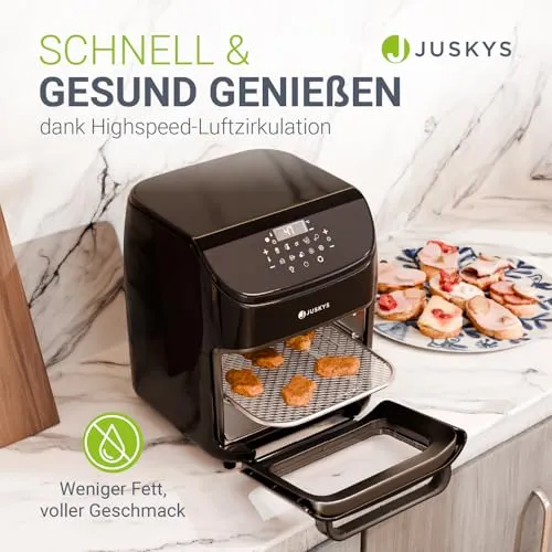 Juskys Heißluftfritteuse 12L 2