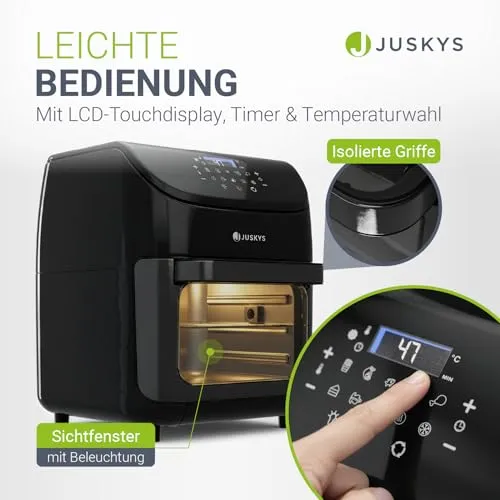 Juskys Heißluftfritteuse 12L 6