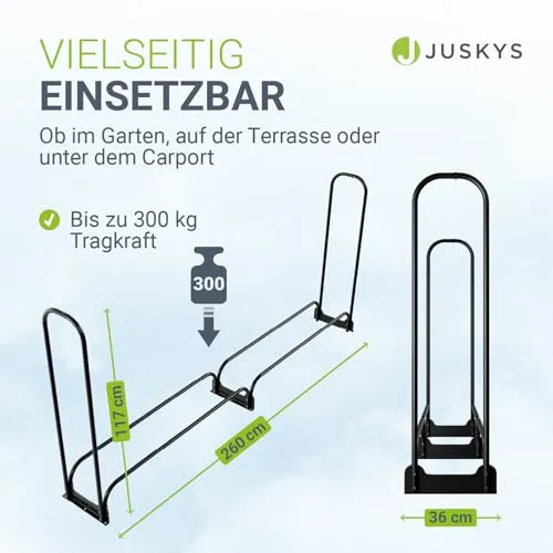Juskys Kaminholzregal L 4