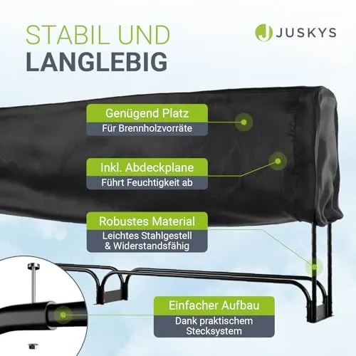 Juskys Kaminholzregal L 5
