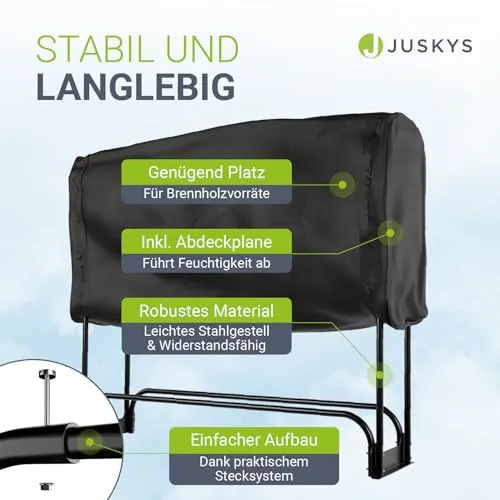 Juskys Kaminholzregal M 5