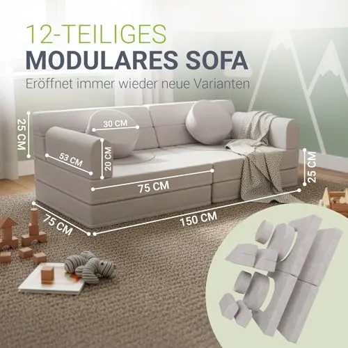 Juskys Kindersofa Kayo 2