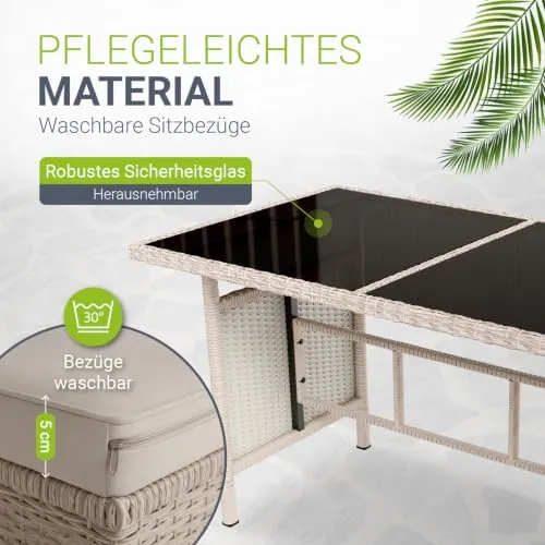 Juskys Polyrattan Lounge Manacor 2