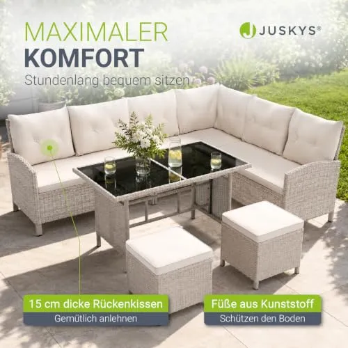 Juskys Polyrattan Lounge Manacor 4
