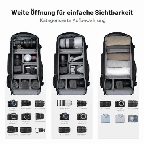 K&F CONCEPT Fotorucksack UC 2