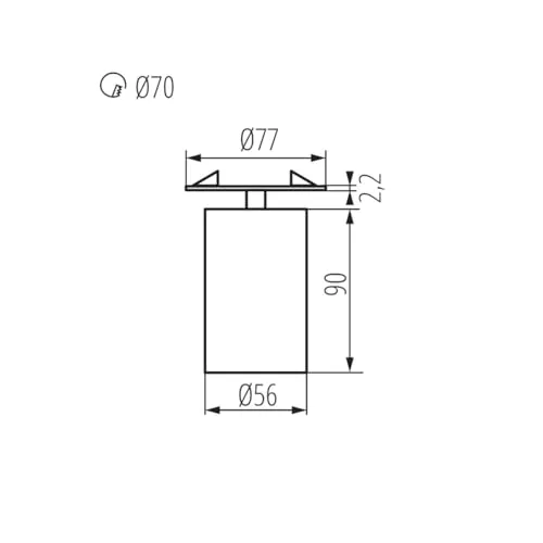 Kanlux Dto-W 4