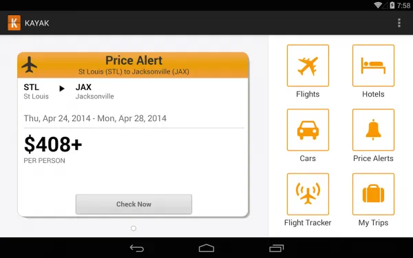 Kayak.com App 3