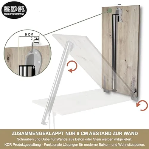 KDR Wandklapptisch UC 5
