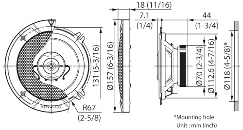 Kenwood KFC-S1367 3