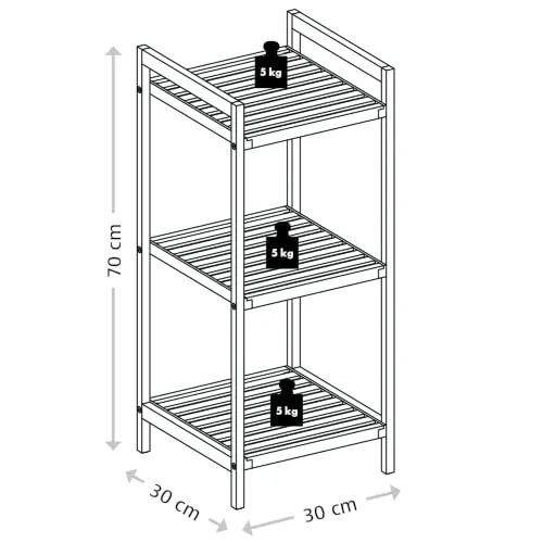 Kesper Standregal 3