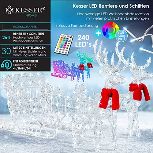 KESSER 240er LED Rentiere 2