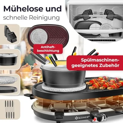 KESSER 3in1 Raclette Grill 4